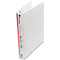 Universal Round Ring Economy Vinyl View Binder, 1" Capacity, White UNV20962
