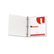 Universal Round Ring Economy Vinyl View Binder, 1" Capacity, White UNV20962