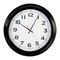 Universal Round Wall Clock, 18in, Black UNV10416