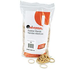 Universal Rubber Bands, Size 14, 2 x 1/16, 2200 Bands/1lb Pack UNV00114