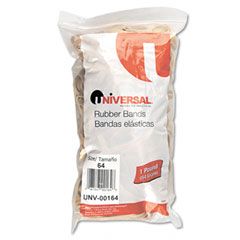 Universal Rubber Bands, Size 64, 3-1.2 x 1/4, 320 Bands/1lb Pack UNV00164