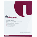 Universal Shipping Labels for Copiers, 2 x 4-1/4, Bright White, 1000/Box UNV90107