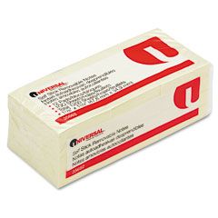 Universal Standard Self-Stick Notes, 1-1/2 x 2, Yellow, 12 100-Sheet Pad/Pack UNV35662