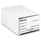 Universal Storage Box Drawer Files, Legal, Fiberboard, 15" x 24" x 10", White, 6/Carton UNV85220