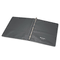 Universal Suede Finish Vinyl Round Ring Binder, 1/2" Capacity, Black UNV30401