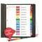 Universal Table of Contents Dividers, Assorted Color 12-Tab, Months, Letter, White UNV24810