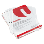 Universal Top-Load Poly Sheet Protectors, Heavy Gauge, Nonglare, Clear 50/Box UNV21129