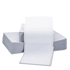 Universal Two-Part Carbonless Paper, 15lb, 9-1/2 x 11, Perforated, White, 1650 Sheets UNV15703