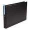 Universal Wide Base Round Ring Binder With Label Holder, 1" Capacity, 11 x 17, Black UNV35419