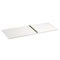 Universal Wide Base Round Ring Binder With Label Holder, 1" Capacity, 11 x 17, White UNV35420