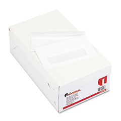 Universal Window Business Envelope, Contemporary, #6 3/4, White, 500/Box UNV35216