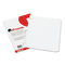 Universal Write-On/Erasable Indexes, Eight White Tabs, Letter, White, 8/Set UNV20818