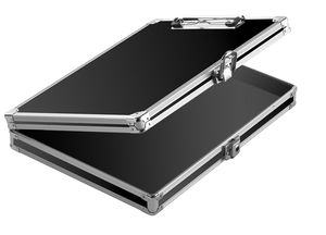Vaultz Locking Storage Clipboard for Letter Size Sheets, Key Lock, Black (VZ00151)