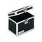 Vaultz Vaultz Locking Index Card File with Flip Top Holds 450 4 x 6 Cards, Black IDEVZ01171