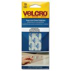 Velcro Hook to Hook Fasteners, Clear VEK91389