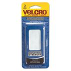 Velcro Industrial Strength Sticky-Back Hook and Loop Fastener Strips, 4 x 2, White VEK90200