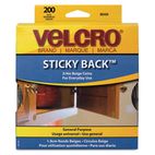 Velcro Sticky-Back Hook and Loop Dot Fasteners, Dispenser, 3/4 Inch, Beige, 200/Roll VEK90140