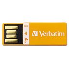 Verbatim Clip-It USB Flash Drive, 4G, Orange VER97551