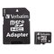 Verbatim microSDHC Card w/Adapter, 8GB VER96807