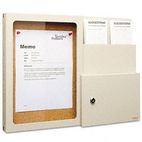 Vertiflex Products Suggestion Box with Message Board, Putty VRTVF50344