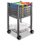 Vertiflex Sidekick File Cart, 1-Shelf, 13-3/4w x 15-1/2d x 26-1/4h, Matte Gray VRTVF52002