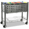 Vertiflex Smartworx File Cart, 1-Shelf, 28-1/4w x 13-3/4d x 27-3/8h, Matte Gray VRTVF52000