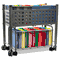 Vertiflex Smartworx File Cart, 1-Shelf, 28-1/4w x 13-3/4d x 27-3/8h, Matte Gray VRTVF52000