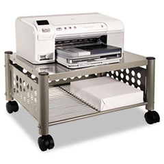 Vertiflex Underdesk Machine Stand, 1-Shelf, 21-1/2w x 17-7/8d x 11-1/2h, Matte Gray VRTVF52005