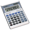 Victor 6500 Executive Desktop Loan Calculator, 12-Digit LCD, Black/Silver VCT6500