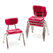 Virco 3000 Series Classroom Chairs, 12" Seat Height, Red, 4/Carton VIR301270