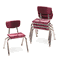 Virco 3000 Series Classroom Chairs, 12" Seat Height, Wine, 4/Carton VIR301250