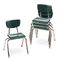 Virco 3000 Series Classroom Chairs, 14" Seat Height, Forest Green, 4/Carton VIR301475