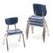 Virco 3000 Series Classroom Chairs, 14" Seat Height, Navy, 4/Carton VIR301451