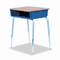 Virco 785 Open-Front Student Desk w/Colored Bookboxes, 24w x 18d, Navy VIR78538505102