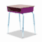 Virco 785 Open-Front Student Desk w/Colored Bookboxes, 24w x 18d, Red VIR78538507002