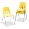 Virco 9000 Series Classroom Chair, 18" Seat Height, Squash/Chrome, 4/Carton VIR901847