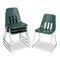 Virco 9600 Classic Series Classroom Chairs, 14" Seat Height, Forest Green/Chrome, 4/CT VIR961675