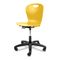 Virco Adjustable-Height Task Chair, 24-1/8w x 24-1/8d x 3034-1/2h, Squash VIRZTASK1847