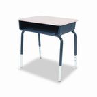 Virco Open Front Student Desk, 24w x 18d, Sandstone Top, 2/Carton VIR785M96