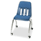 Virco Padded Teacher's Chair, 18-5/8 x 21 x 30, Navy VIR9050P51