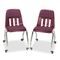 Virco Padded Teacher's Chair, 18-5/8 x 21 x 30, Wine VIR9050P50