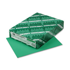 Wausau Paper Astrobrights Colored Card Stock, 65 lbs., 8-1/2 x 11, Gamma Green, 250 Sheets WAU22741