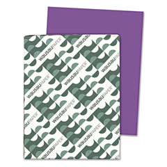 Wausau Paper Astrobrights Colored Card Stock, 65 lbs., 8-1/2 x 11, Gravity Grape, 250 Sheets WAU21971