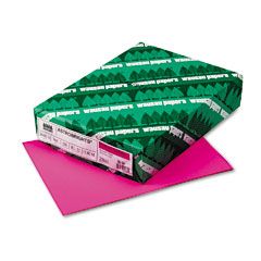 Wausau Paper Astrobrights Colored Paper, 24lb, 8-1/2 x 11, Fireball Fuchsia, 500 Sheets/Ream WAU22681