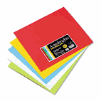 Wausau Paper Astrobrights Premium Poster Board, 14 x 12, Five Assorted Colors, 50/Carton WAU22058