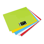 Wausau Paper Astrobrights Premium Poster Board, 28 x 22, Five Assorted Colors, 50/Carton WAU22057