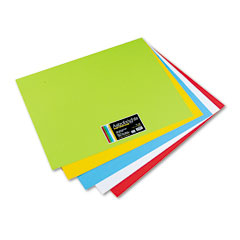 Wausau Paper Astrobrights Premium Poster Board, 28 x 22, Five Assorted Colors, 50/Carton WAU22057