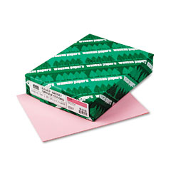 Wausau Paper Exact Colored Paper, 24 lb, 8-1/2 x 11, Pink, 500 Sheets/Ream WAU62361