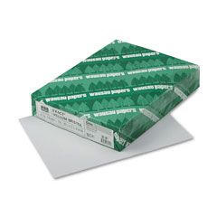 Wausau Paper Exact Vellum Bristol Cover Stock, 67 lbs., 8-1/2 x 11, Gray, 250 Sheets WAU82341