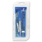 Westcott Eight-Piece Math Set,Metal/Plastic;Blue/Gray ACM14551